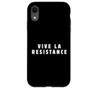 Vive La Resistance French Revolution Quote Case for iPhone XR