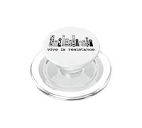 Vive La Resistance Protest Sign,Resist Cat Paw Womens Rights PopSockets PopGrip for MagSafe