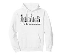 Vive La Resistance Protest Sign,Resist Cat Paw Womens Rights Pullover Hoodie
