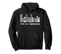 Vive La Resistance Protest Sign,Resist Cat Paw Womens Rights Pullover Hoodie