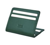 Vive London 100% Leather Credit Card Holder - RFID Blocking Slim Wallets for Men - Magnetic Closure Bifold Card Wallet Men with 8 Card Holder & Cash Slots - Minimalist Wallet with Elite Gift Box