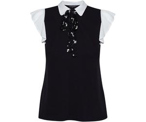 Vive Maria Chère Camille blouse Blouse black white XS