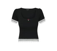 Vive Maria Sweet Crop Top T-Shirt black white M
