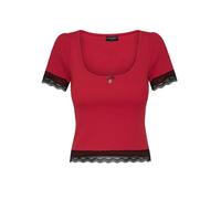 Vive Maria Sweet Crop Top T-Shirt red black XL