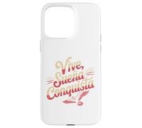 Vive Sueña Conquista Spanish Motivational Quote Design Case for iPhone 15 Pro Max