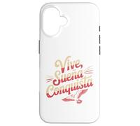 Vive Sueña Conquista Spanish Motivational Quote Design Case for iPhone 16