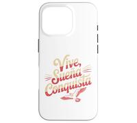 Vive Sueña Conquista Spanish Motivational Quote Design Case for iPhone 16 Pro