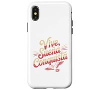 Vive Sueña Conquista Spanish Motivational Quote Design Case for iPhone X/XS