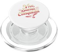 Vive Sueña Conquista Spanish Motivational Quote Design PopSockets PopGrip for MagSafe