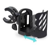 Vive Wheelchair Cup Holder (XL) - Universal, Adjustable, Clip On Accessory for Rolling Walker, Rollator, Electric Mobility Scooter, Stroller, Bike & Chair - Water Bottle Attachment for Seniors & Adult