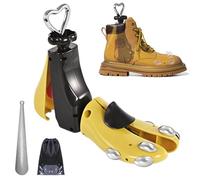 VIVEBEI Shoe Stretcher Women Men, Boot Stretcher Wide Feet, 4-Way Shoe Widener & Expander for Stretch Length & Width, 1pcs With Metal Plus; M for Women’s 8-13; Men's 7-11;yellow, for Women Size 10-12
