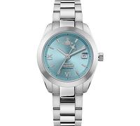 Vivenne Westwood Fenchurch Ladies 28mm Quartz Watch with Turquoise Dial & Stainless Steel Bracelet