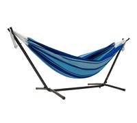 Vivere Double Cotton Hammock with Stand (250cm) - Island Breeze