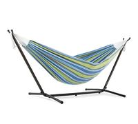 Vivere Double Cotton Hammock with Stand (250cm) - Oasis