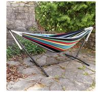 Vivere Rio Night Double Hammock with Metal Stand