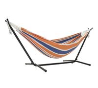 Vivere's Combo - Double Orange Punch Hammock with Stand (9ft)