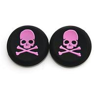 Vivi Audio® Thumb Stick Grips Cap Cover Joystick Thumbsticks Caps For PS4 XBOX ONE XBOX 360 PS3 PS2 Pink Skull