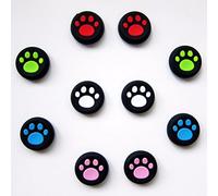 Vivi Audio® Thumb Stick Grips Cap Cover Joystick Thumbsticks Caps For PS4 XBOX ONE XBOX 360 PS3 PS2 White Cat Dog Paw 10pcs