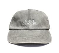 Vivian Flytrap Unisex Cult Classic Embroidered Low Profile Dad Baseball Cap - Washed Grey - One Size