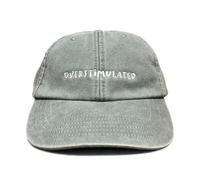 Vivian Flytrap Unisex Overstimulated Embroidered Low Profile Dad Baseball Cap - Washed Sage Green - One Size