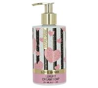 VIVIAN GRAY 1050 Soap Dispenser with Cream Soap Love Bomb Luxury, Patchouli, Pink/Gold (250 ml)