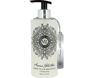 VIVIAN GRAY 2015 Soap Dispenser with Cream Soap Aroma Selection, White (400 ml)