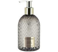 VIVIAN GRAY 3520 Gemstone Soap Dispenser with Cream Soap Ylang & Vanilla, Grey (300 ml)
