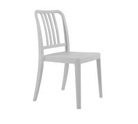 vivian polypropylene side chair in grey