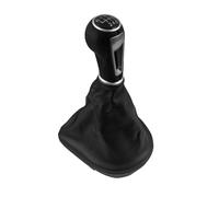 Viviance Gear Shift Knob Shifter Gaiter Boot Cover compatible with Seat Leon II Toledo III Altea - 6 Speed
