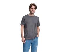 viviAura Merino Men's T-Shirt Made from 100% Extra Fine Merino Wool - Ultralight, Breathable, Odourless and Temperature Regulating - Ideal for Everyday Use, Sports and Travel, gray, S