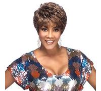 Vivica A Fox AMY Wig Pure Stretch Cap 100% Hand Stitched All Day Comfort 1B