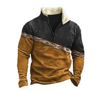 VIVICOLOR Tactical Quarter Zip Pullover Tracksuit for Men Army Fleece Sweater Jacket Retro Hunting Sport Combat Jumpers