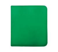 Vivid 12-Pocket Zippered PRO-Binder: Green