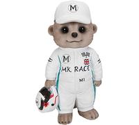 Vivid Arts Baby Meerkat Racing Driver Home or Garden Decoration (XMK-2348-D)