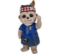 Vivid Arts Baby Meerkat Tartan Army Home or Garden Decoration (XMK-2357-D)