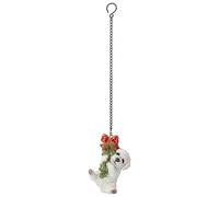 Vivid Arts - Bichon Frise Puppy Hanging Ornament, Resin, Christmas
