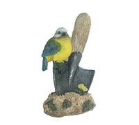 Vivid Arts Bird on a Trowel Ornament - Blue Tit Design (BG-TROW-F)