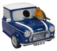 Vivid Arts - Classic Mini Cooper Birdhouse - Blue