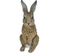 Vivid Arts - Hare Garden Ornaments, Outdoor, Resin, Realistic Statues, Decor (Standing Hare - Small)