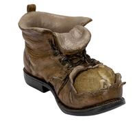 Vivid Arts - Harvest Mouse in Boot Planter - Indoor Outdoor Garden Decor