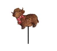 Vivid Arts - Highland Cow with Red Scarf - Plant Pal