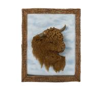 Vivid Arts - Highland Cows Hanging Picture - Indoor Outdoor Garden Decor
