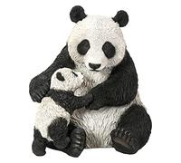 Vivid Arts Large Mother and Baby Panda | Highly Detailed Frost Resistant Resin Home or Garden Decoration | NF-MBPA-A