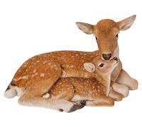 Vivid Arts - Laying Deer with Fawn Home or Garden Decoration (XRL-MFAW-B)