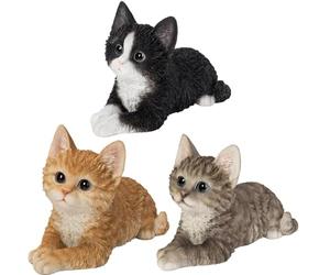 Vivid Arts Laying Kitten Pet Pals (Black and White)