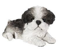 Vivid Arts Laying Puppy Pet Pals (Black and White Shih Tzu) (LP-)