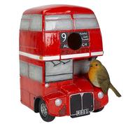 Vivid Arts - London Bus Robin Birdhouse - XBC-BH66-D
