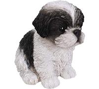 Vivid Arts Pet Pals ShihTzu Puppy Black and White PP-SZBK-F
