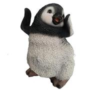 Vivid Arts | Playful Dancing Penguin | Resin Home or Garden Decoration | NF-DPEN-F