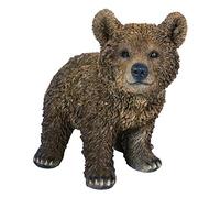 Vivid Arts - Real Life Brown Bear Cub Home or Garden Decoration (XRL-BEAR-D)